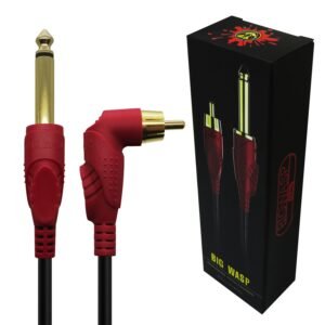 Bigwasp Right Angle RCA Clip Cord